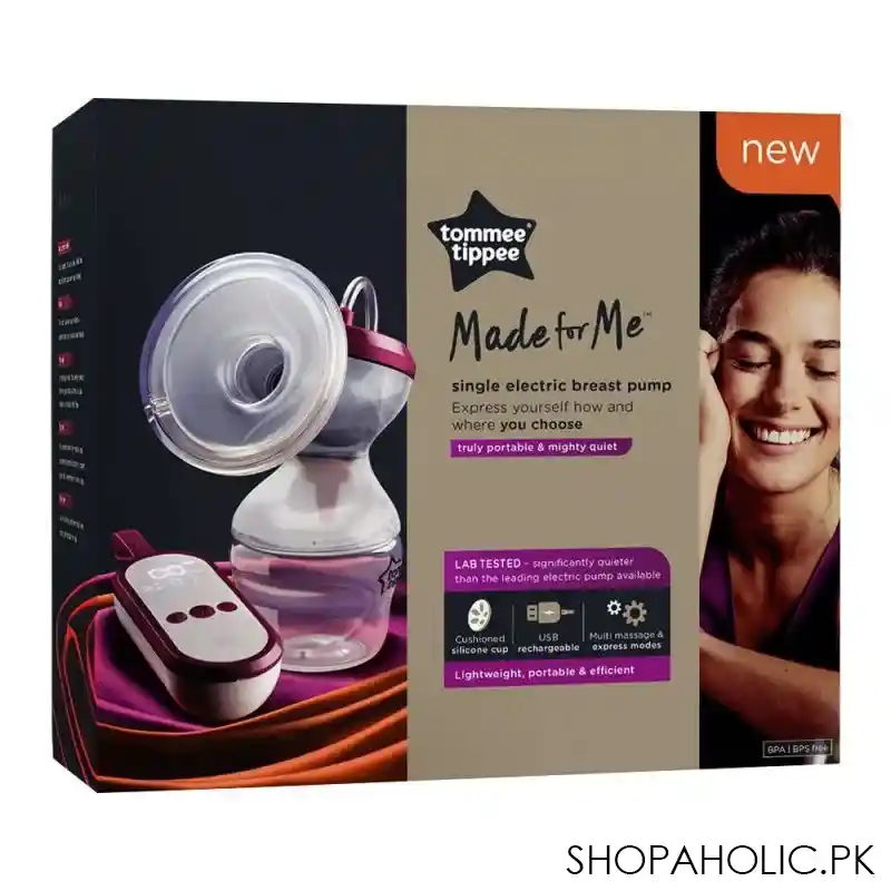tommee tippee made for me single electric breast pump, 423620/38 image2