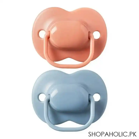 tommee tippee natural cherry latex soother, for 6 18 months, 2 pack, 433533 main image