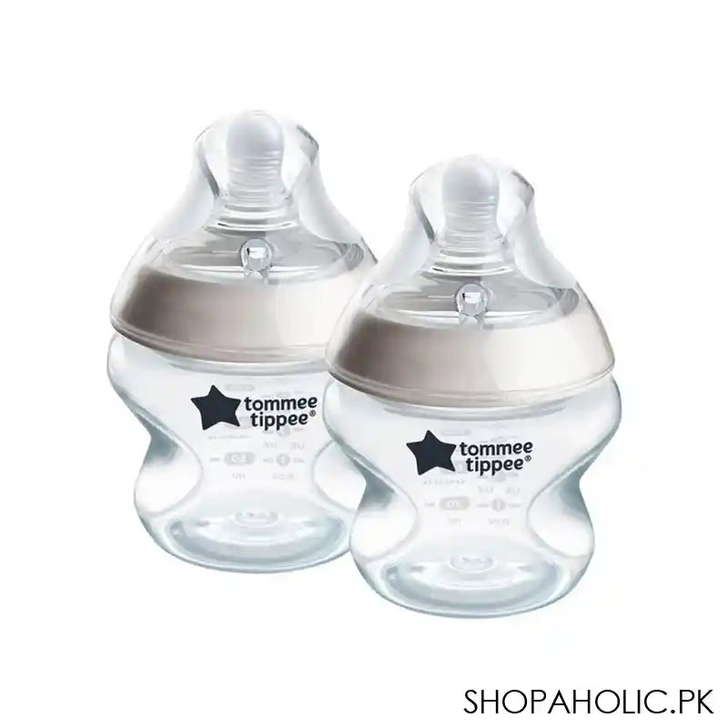 Tommee Tippee Natural Start PP Feeding Bottle, BPA-Free, For 0 Months+, 150ml, 2-Pack, 423903 - Main Image