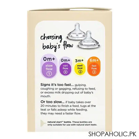 Tommee Tippee Natural Start PP Feeding Bottle, BPA-Free, For 0 Months+, 150ml, 423914 - Image 2