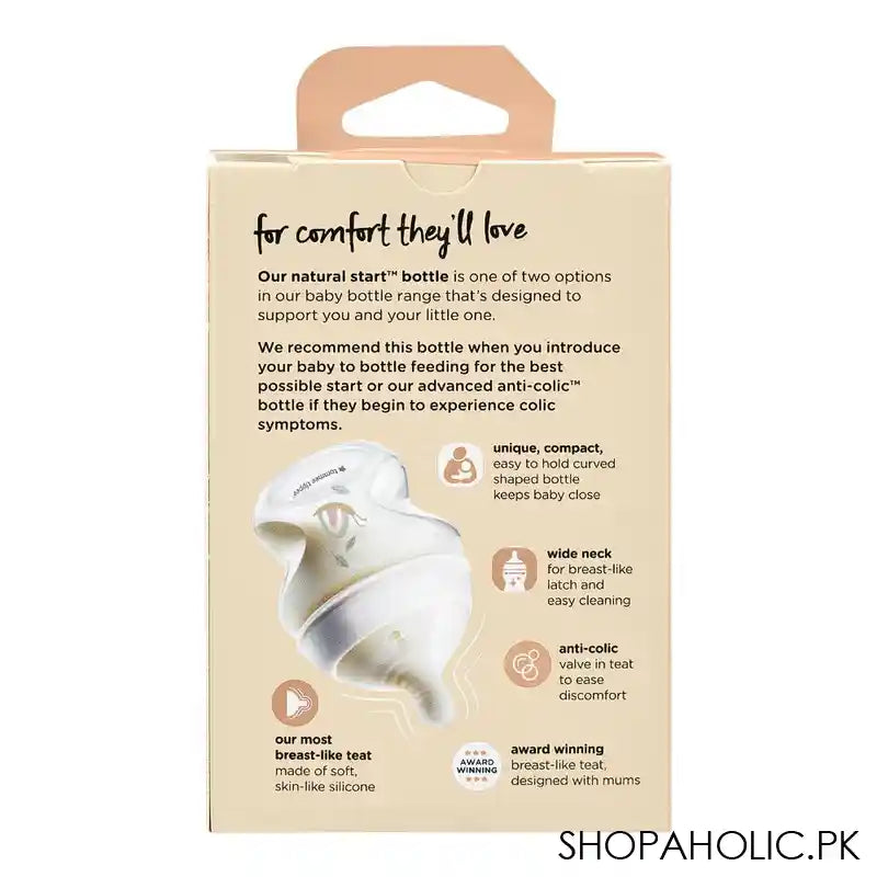 Tommee Tippee Natural Start PP Feeding Bottle, BPA-Free, For 0 Months+, 150ml, 423914 - Image 6