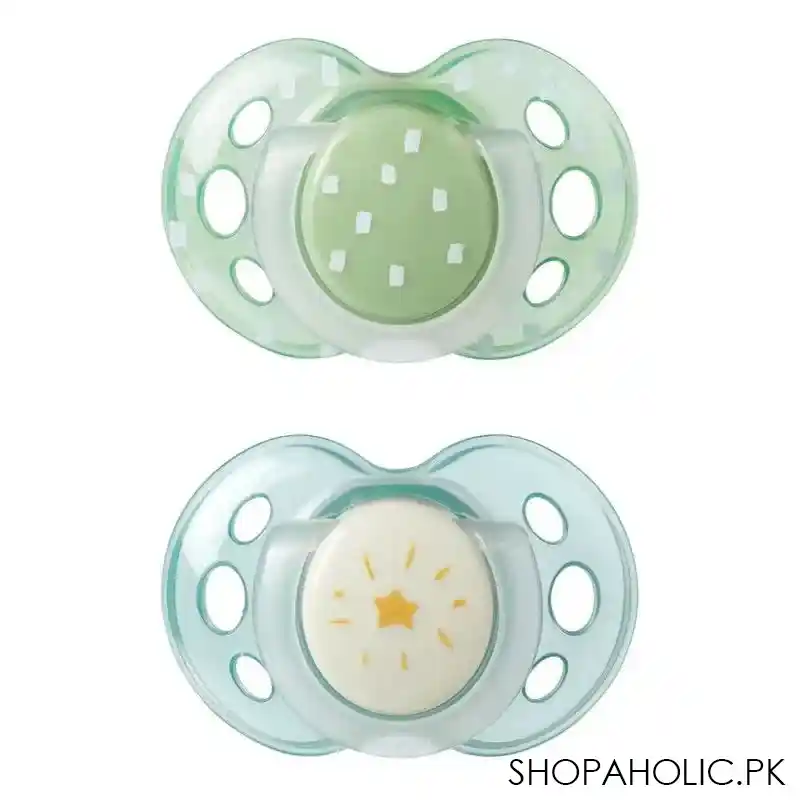 tommee tippee night time soother, for 18 36 months, 2 pack, 533473 main image