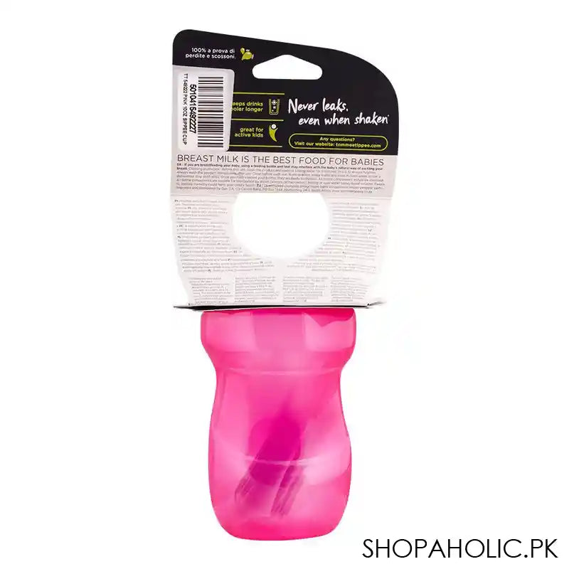 Tommee Tippee Sippee Cup, 9m+, 10oz, Pink, 549222 - Image 3