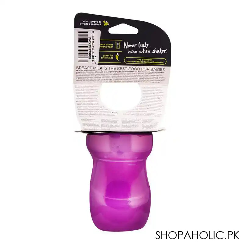Tommee Tippee Sportee Sippee Cup, 12m+, 10oz, Purple, 549226 - Image 2