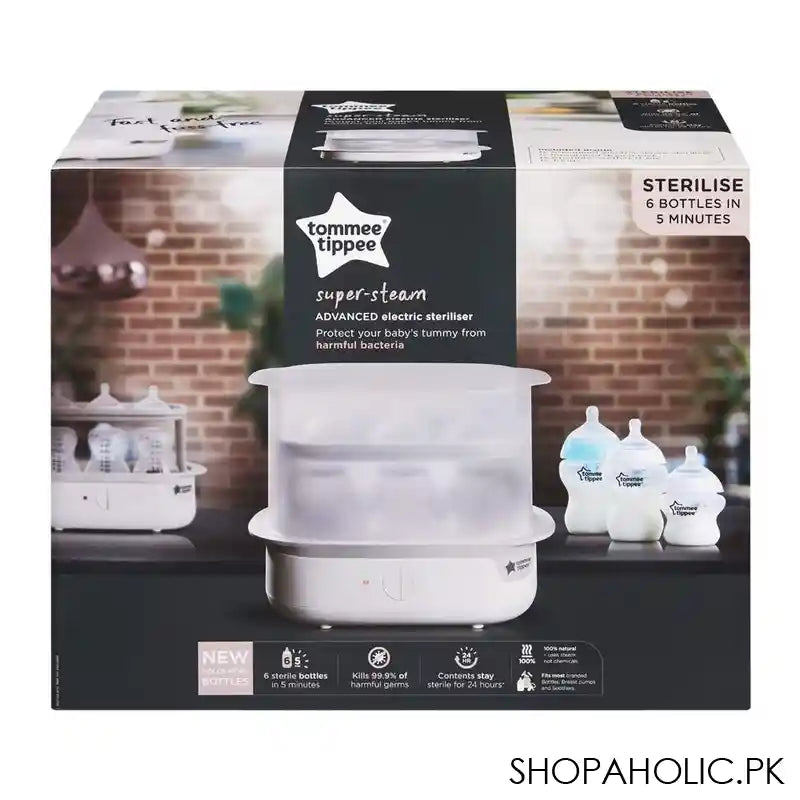 Tommee Tippee Super-Steam Advanced Electric Sterilizer, 423221/38 - Image 3
