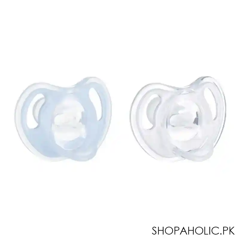 tommee tippee ultra light soft silicone soother, 2 pack, 0 6m, 433452/38 main image