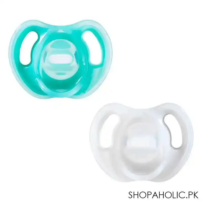tommee tippee ultra light soft silicone soother, for 18 36 months, 2 pack, 533482 main image