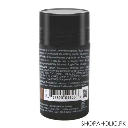 toppik hair building fibers, medium brown, 12g image2