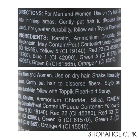 toppik hair building fibers, medium brown, 12g image3