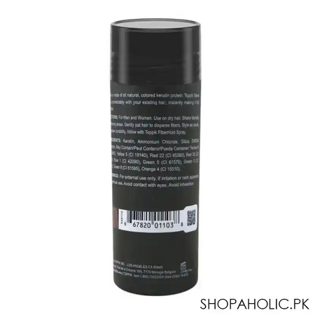 toppik hair building fibers, medium brown, 27.5g image2