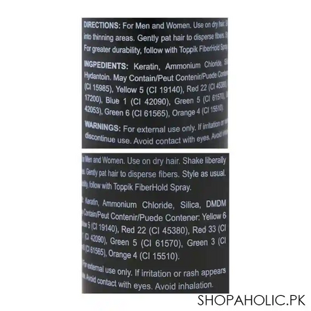 toppik hair building fibers, medium brown, 27.5g image3
