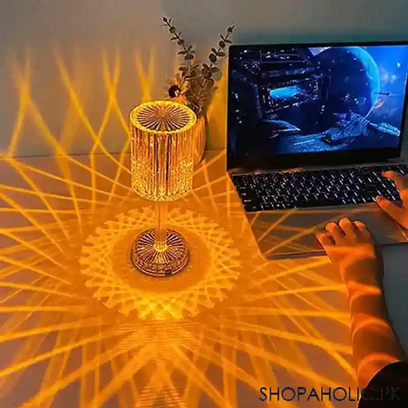 touching control crystal diamond table lamp image4