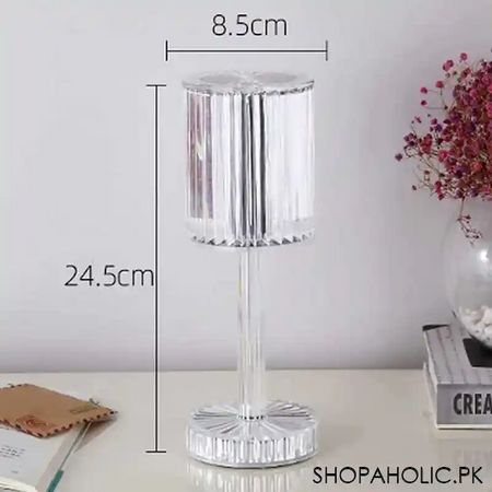 touching control crystal diamond table lamp image8