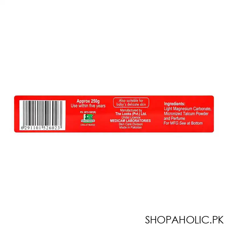 Touchme Romantic Perfumed Talcum Powder, Large Size - Image 2