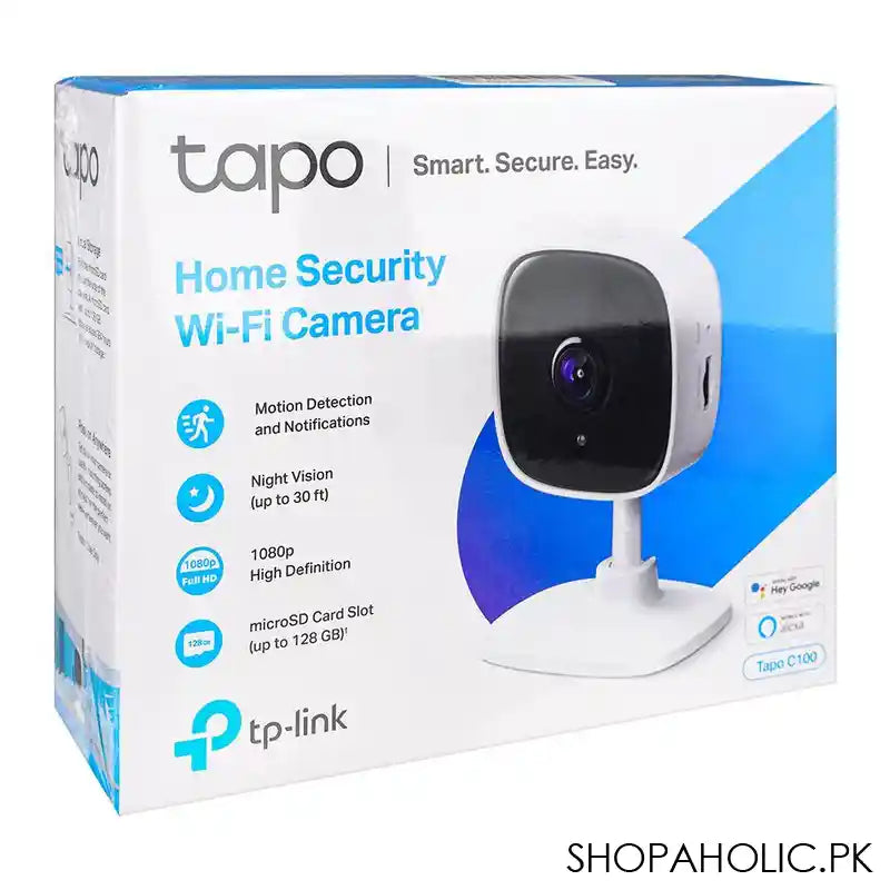 TP-LINK Tapo Home Security Wi-Fi Camera, C100 - Image 7