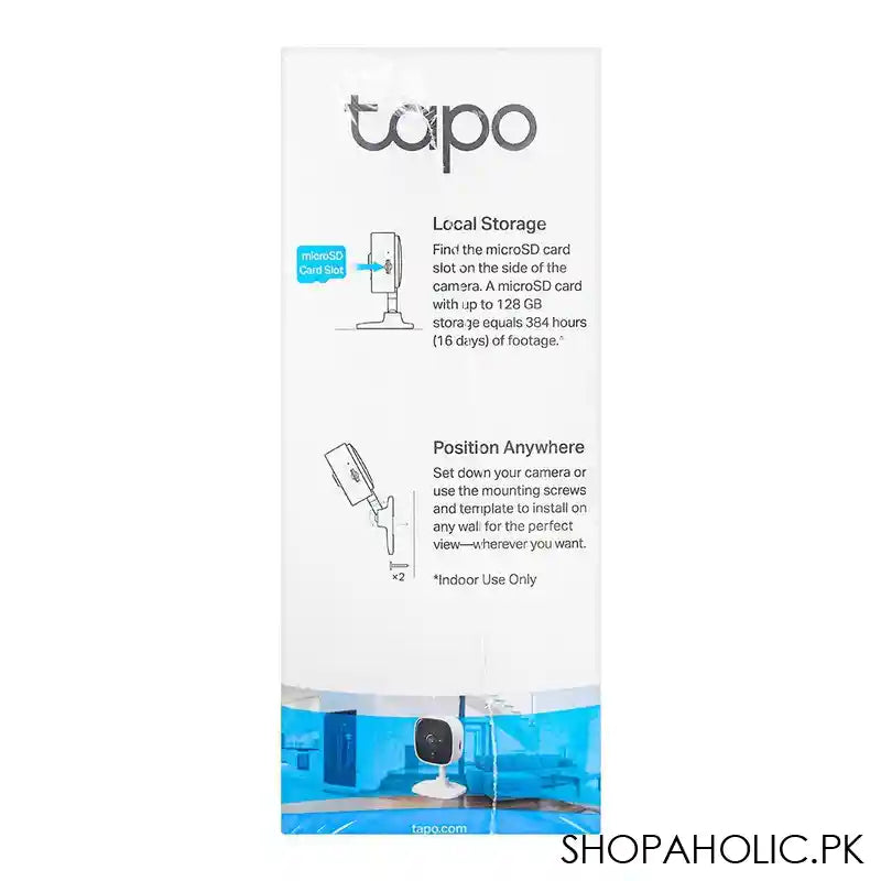TP-LINK Tapo Home Security Wi-Fi Camera, C100 - Image 3