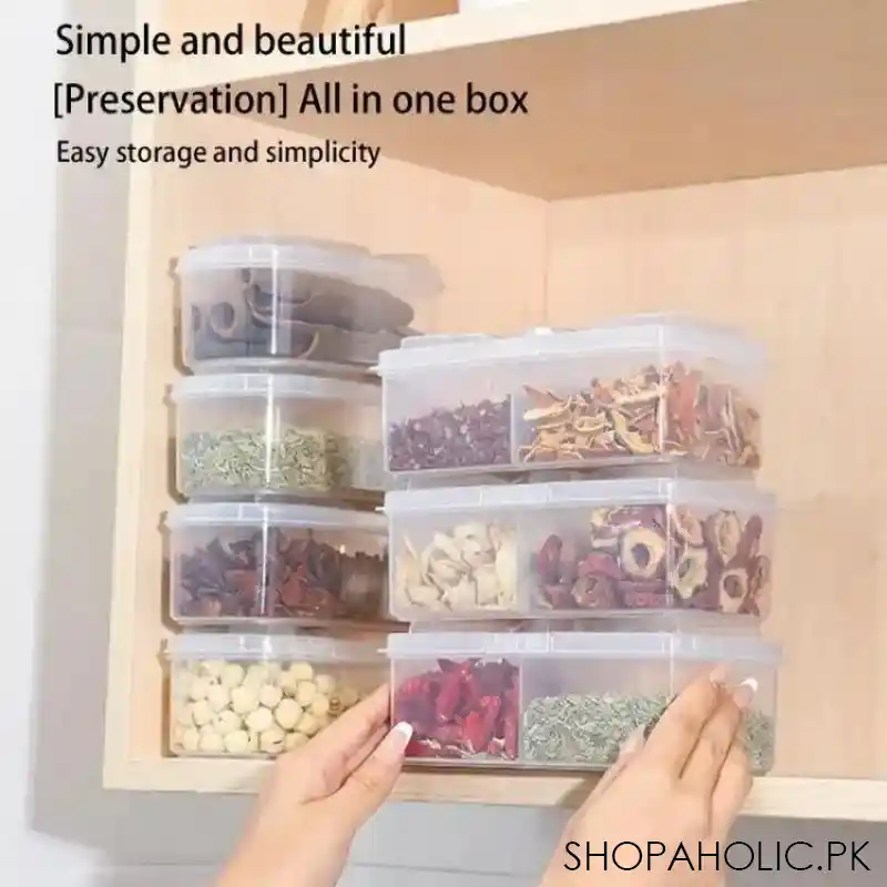 transparent spice storage box image3