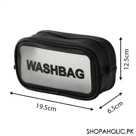 transparent travel cosmetic toiletry wash bag image2