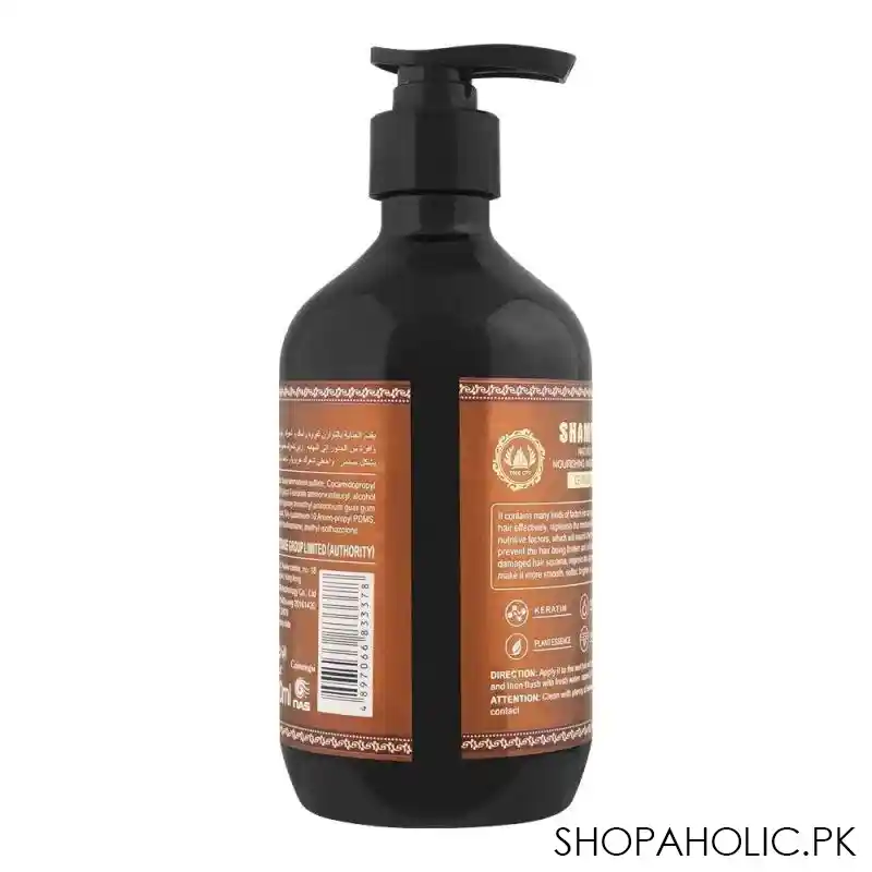 tree city natural + professional keratin ginger shampoo, nourishing & repairing, 500ml image2