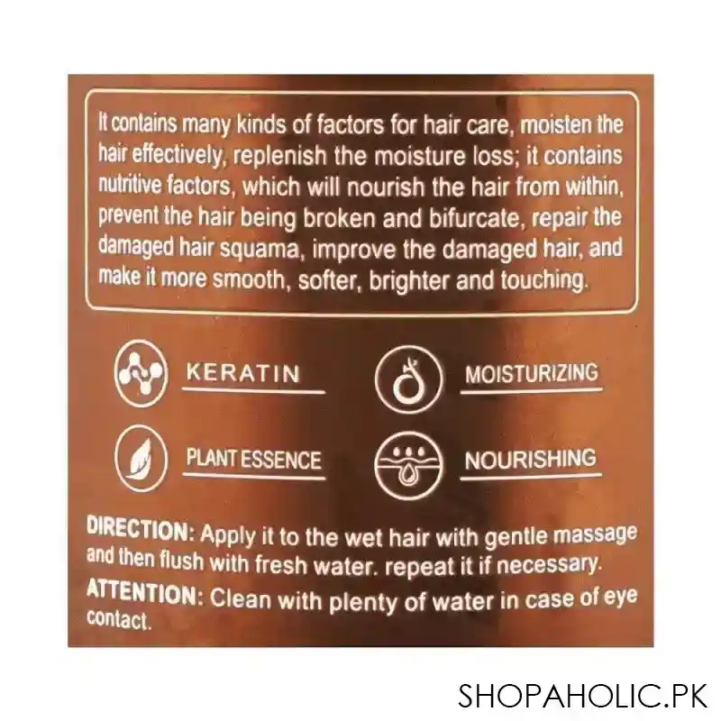 tree city natural + professional keratin ginger shampoo, nourishing & repairing, 500ml image3