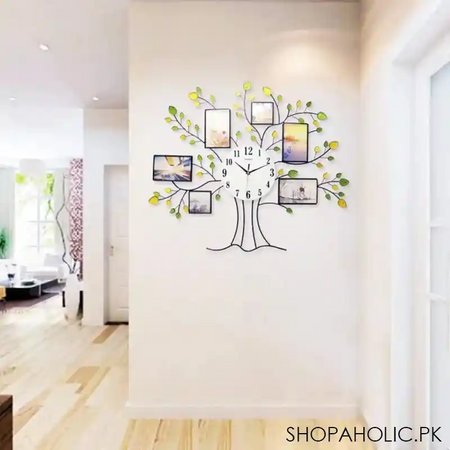 tree frame decorative wall clock (1508a) image4