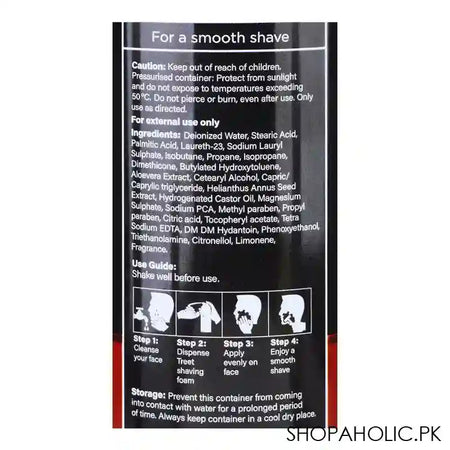 Treet Classic Shaving Foam, For All Skin Types, 400ml - Image 3