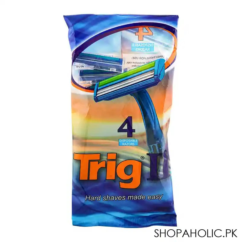Treet Trig II Disposable Razors, 4-Pack - Main Image