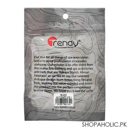 trendy 2 in 1 makeup puff, td 243 image3