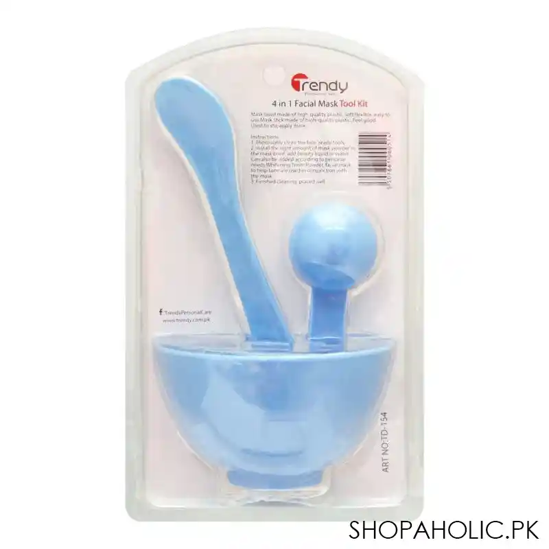 trendy 4 in 1 facial mask toolkit, td 154 image2