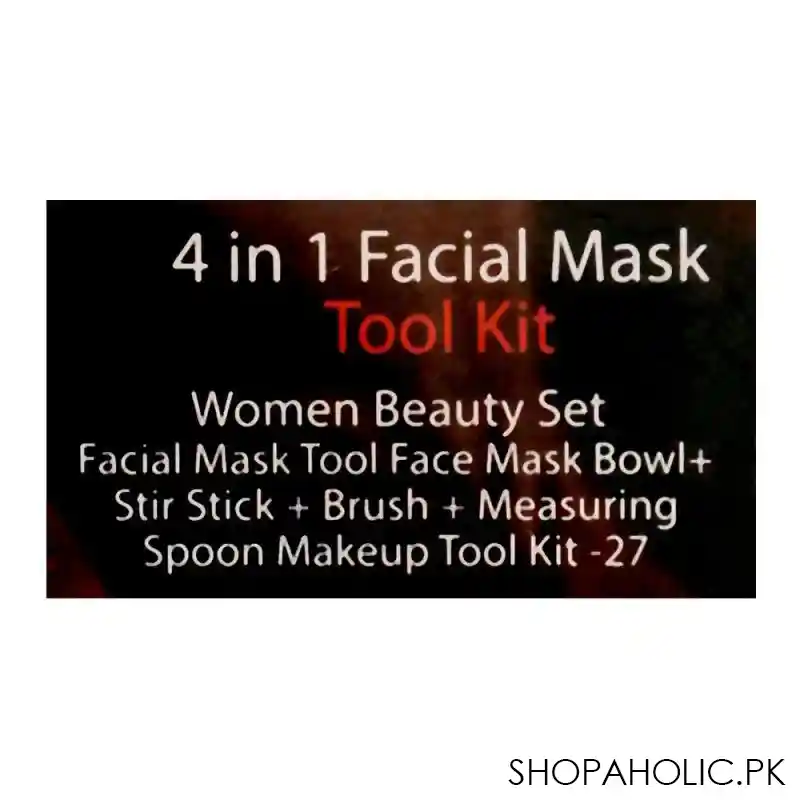 trendy 4 in 1 facial mask toolkit, td 154 image3