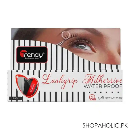trendy lashgrip adhersive waterproof gum black, td 334 main image