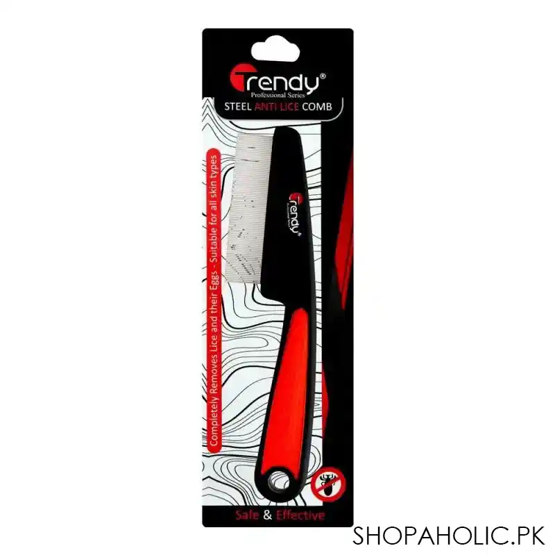 trendy steel anti lice comb, td 261 image2
