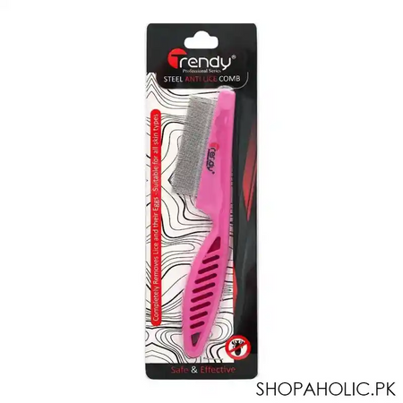 trendy steel anti lice comb, td 262 image2