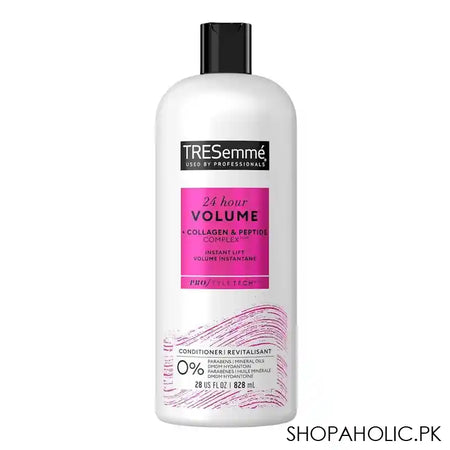 Tresemme 24 Hour Volume Conditioner For Fine Hair, Formulated With Pro Style Technology, 0% Parabens, 828ml - Main Image