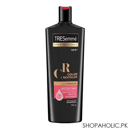 tresemme color revitalise with camelia oil pro collection shampoo, 370ml main image