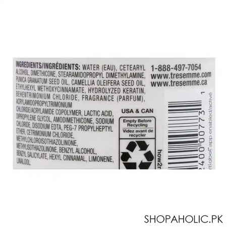 tresemme keratin smooth color conditioner, 592ml image3