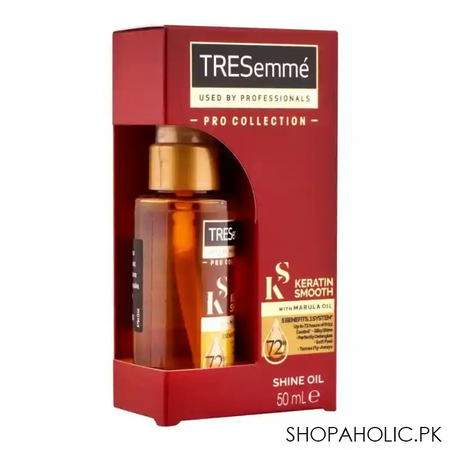 tresemme keratin smooth marula oil, shine oil, 50ml image2