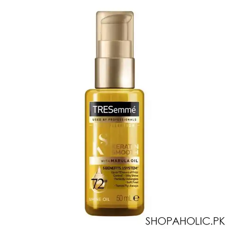 tresemme keratin smooth marula oil, shine oil, 50ml main image