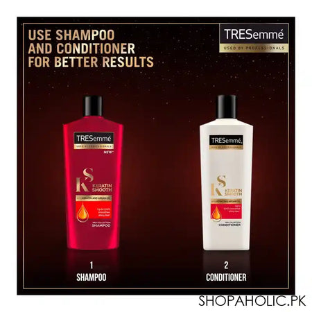 Tresemme Keratin Smooth With Keratin And Argan Oil Conditioner, 360ml - Image 5