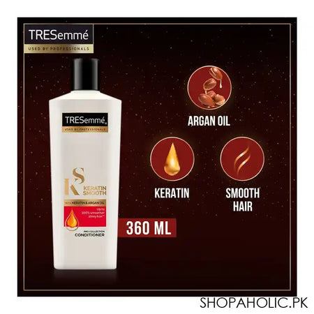 Tresemme Keratin Smooth With Keratin And Argan Oil Conditioner, 360ml - Image 6