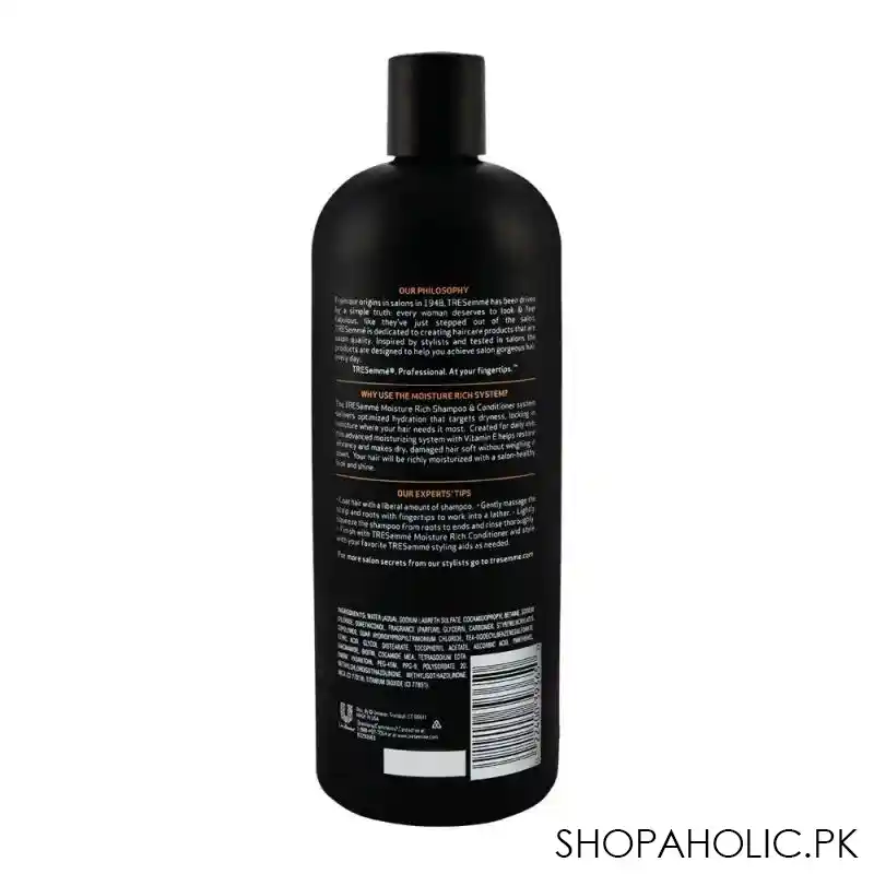 tresemme moisture rich luxurious moisture shampoo 828ml image2