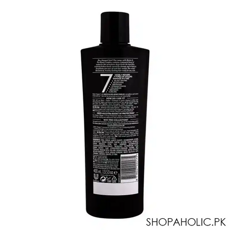 tresemme pro collection shampoo, biotin repair with pro bond complex, 400ml image2