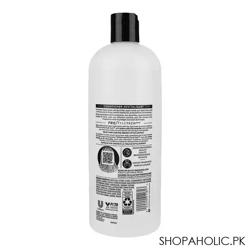 Tresemme Pro Style Tech Keratin Repair Bond Plex Conditioner, For Damaged Hair, 828ml - Image 3