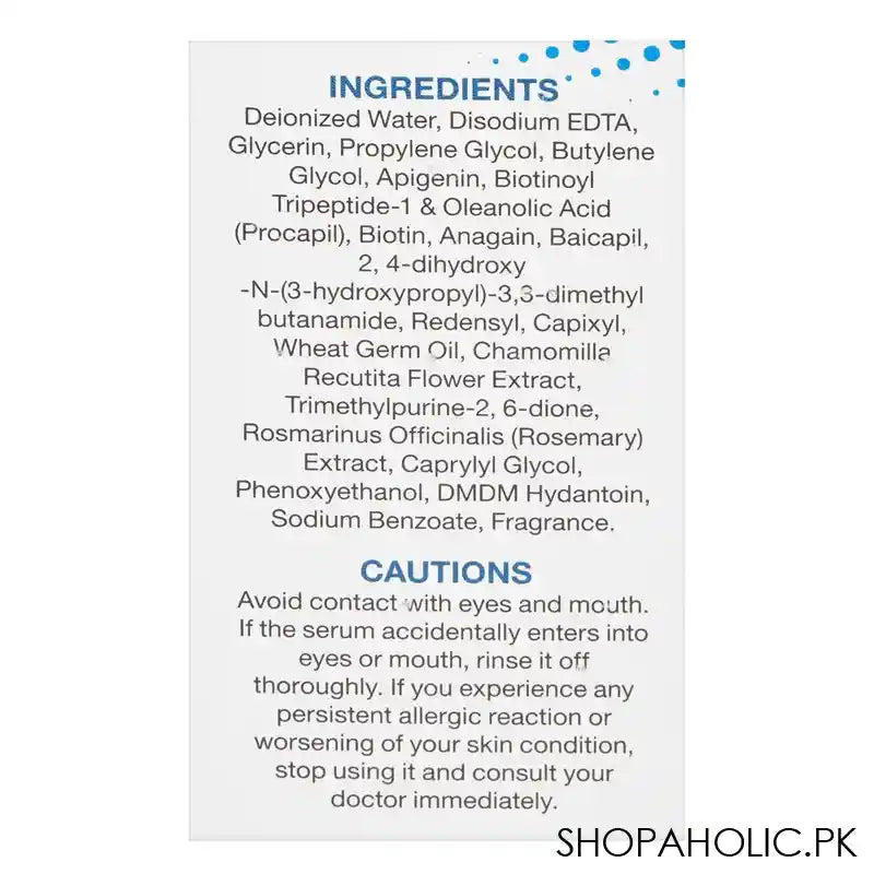 Tressfix Anti-Hair fall & Regrowth Serum, For All Hair Types, 60ml - Main Image