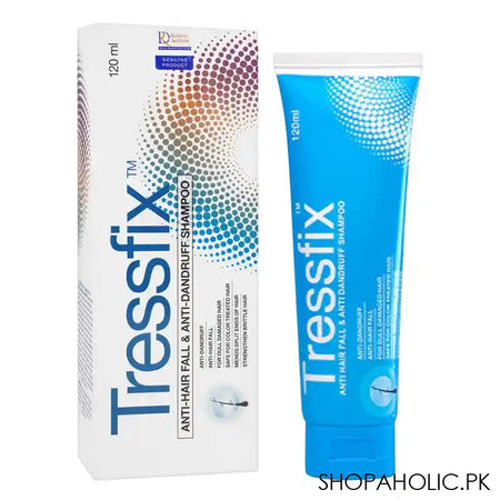 Tressfix Hair fall & Anti-Dandruff Shampoo, For All Hair Types, 120ml - Main Image