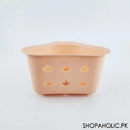 triangle plastic sink corner basket image3