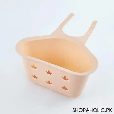triangle plastic sink corner basket image4