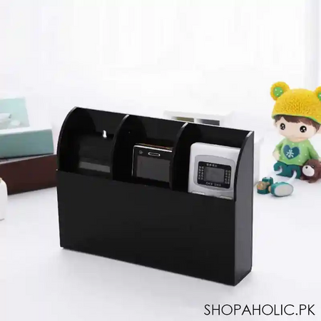 triple remote wall holder black image4