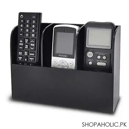 triple remote wall holder black main image