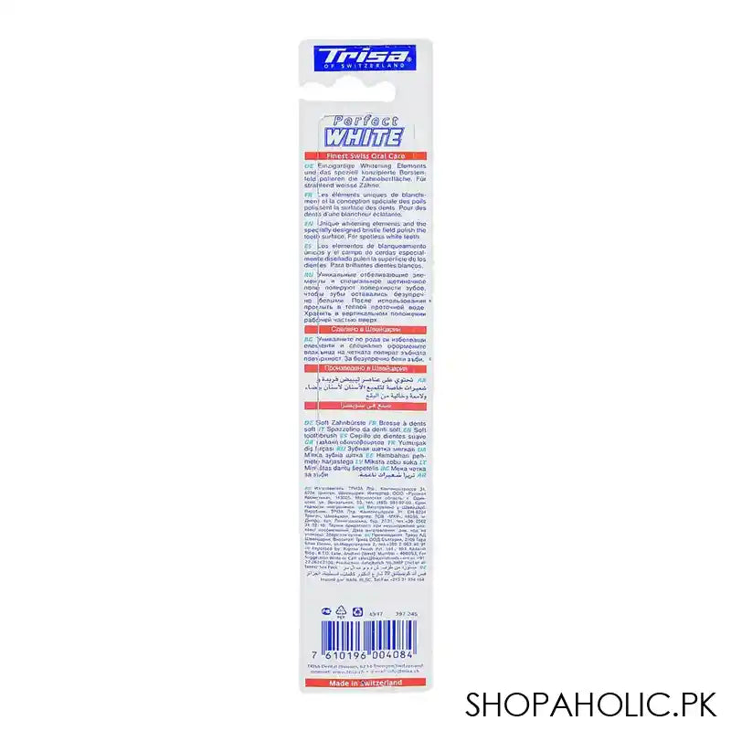 Trisa Perfect White Tooth Brush, Soft - Image 2